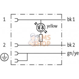 Fiche 18 mm,câble 1,5 m | MURR ELEKTRONIK Fiche 18 mm,câble 1,5 m | MURR ELEKTRONIKPR#904536