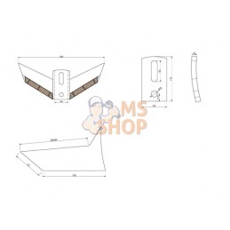 Aileron carbure 320x6mm | NON ORIGINAL Aileron carbure 320x6mm | NON ORIGINALPR#781975