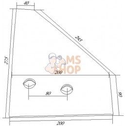 Aileron coutre D p/Naud | NON ORIGINAL Aileron coutre D p/Naud | NON ORIGINALPR#894394