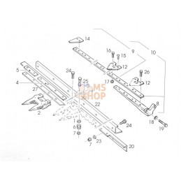 Plaque de guide 5x256mm | SCHUMACHER Plaque de guide 5x256mm | SCHUMACHERPR#907499