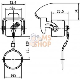 Couvercle 3A p/ conn. m, métal | HARTING Couvercle 3A p/ conn. m, métal | HARTINGPR#786388