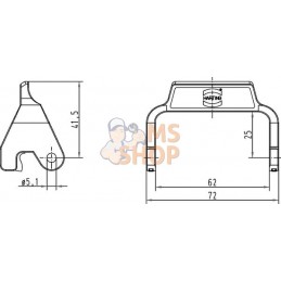 Levier simple HAN6B | HARTING Levier simple HAN6B | HARTINGPR#786353