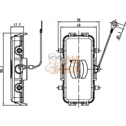 Couvercle 16B avec 4 cames, métal | HARTING Couvercle 16B avec 4 cames, métal | HARTINGPR#786432