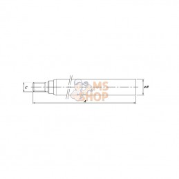 DC3904006010800; KRAMP; Barre 40 course 800 D60T/M70 L=949; pièce detachée