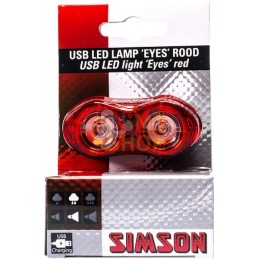 Feu arrière rond LED USB | SIMSON Feu arrière rond LED USB | SIMSONPR#970330