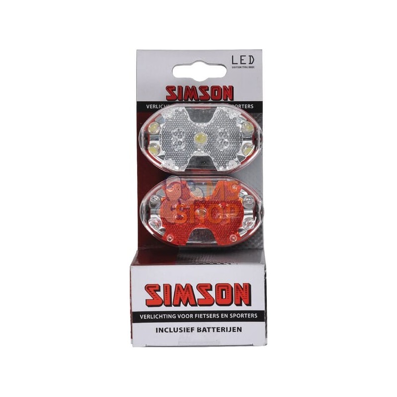 Jeu LED batterie avant+arrière | SIMSON Jeu LED batterie avant+arrière | SIMSONPR#970384