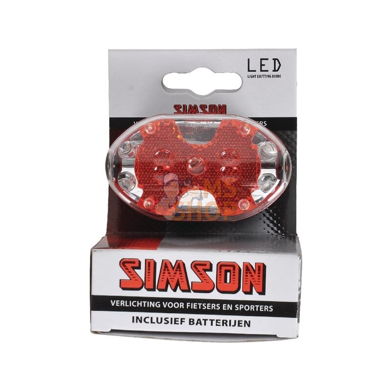 Phare arr. LED batterie rouge | SIMSON Phare arr. LED batterie rouge | SIMSONPR#970349