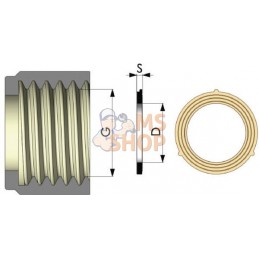 Bague d'étanchéité EPDM 1" | BDFAST Bague d'étanchéité EPDM 1" | BDFASTPR#904575