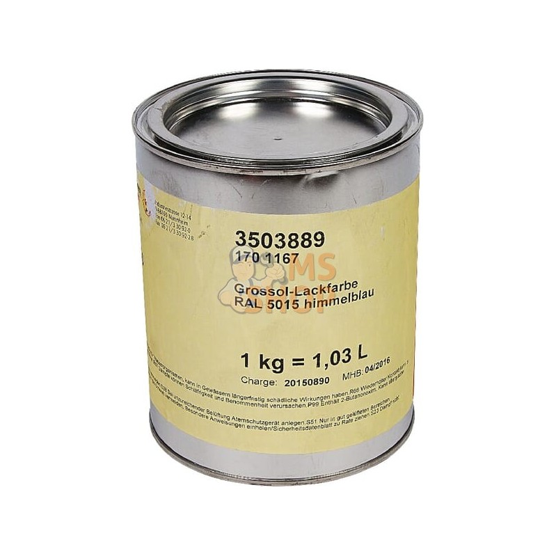 Peinture RAL 5015 1 kg | LEMKEN Peinture RAL 5015 1 kg | LEMKENPR#612595
