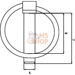 Goupille clips de sécurité 7.5x42mm Rubig | RÜBIG Goupille clips de sécurité 7.5x42mm Rubig | RÜBIGPR#970472