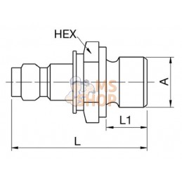 Adaptateur de diagnostic 1/4" | PARKER Adaptateur de diagnostic 1/4" | PARKERPR#786246