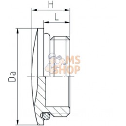 Bouton obturateur laiton M12x1 | JACOB Bouton obturateur laiton M12x1 | JACOBPR#894412