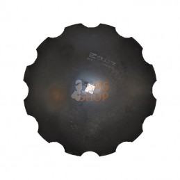 HD611631KR; KRAMP; Disque de herse crénelé 610x6 Tr.31; pièce detachée