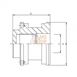 DC2907004VM; KRAMP; Piston C25 alésage 70 prémonté; pièce detachée