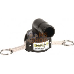 Camlock 1 1/2" fem. x 1 1/2" embout 90° Banjo | BANJO Camlock 1 1/2" fem. x 1 1/2" embout 90° Banjo | BANJOPR#1075240