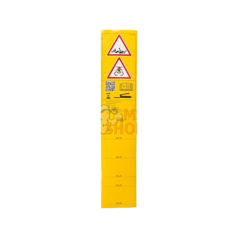 Autocollant « Danger » | WALTERSCHEID Autocollant « Danger » | WALTERSCHEIDPR#971768