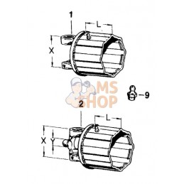 Boitier K33B W2200 L=120 | WALTERSCHEID Boitier K33B W2200 L=120 | WALTERSCHEIDPR#785496