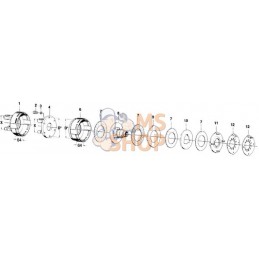 Mâchoire d’embrayage K92/4, W2300/P300/W300E Walterscheid | WALTERSCHEID Mâchoire d’embrayage K92/4, W2300/P300/W300E Waltersche