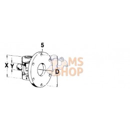 Mâchoire d’embrayage K92/4, W2300/P300/W300E Walterscheid | WALTERSCHEID Mâchoire d’embrayage K92/4, W2300/P300/W300E Waltersche