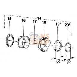 Mâchoire d’embrayage K92/4, W2300/P300/W300E Walterscheid | WALTERSCHEID Mâchoire d’embrayage K92/4, W2300/P300/W300E Waltersche