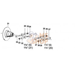 Mâchoire d’embrayage K92/4, W2300/P300/W300E Walterscheid | WALTERSCHEID Mâchoire d’embrayage K92/4, W2300/P300/W300E Waltersche