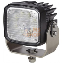 Phare de travail LED 4000lm, carré 12/24V, blanc, ultra longue portée prise Deutsch 8 LED Hella | HELLA Phare de travail LED 400