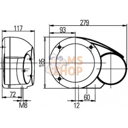 Phare avant +clignotant gauche | HELLA Phare avant +clignotant gauche | HELLAPR#710423