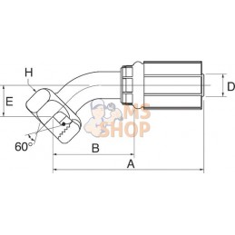 Racc. à sertir 45° DN25-1" BSP | GATES Racc. à sertir 45° DN25-1" BSP | GATESPR#779801