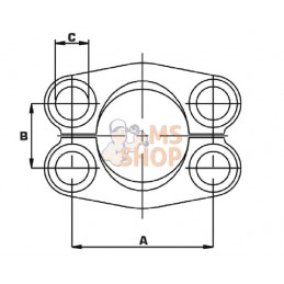 Kit demi-brides SAE 6000 1" | GATES Kit demi-brides SAE 6000 1" | GATESPR#918432