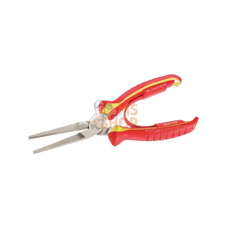 Pince à bec plat VDE 200 mm | FACOM Pince à bec plat VDE 200 mm | FACOMPR#923875 Pince à bec plat VDE 200 mm | FACOM Pince à bec plat VDE 200 mm | FACOMPR#923875