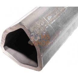 Tube profilé intérieur triangulaire T80/T90 Ø ext. : 54x44x5 mm L : 2,8 m Comer | COMER Tube profilé intérieur triangulaire T80/