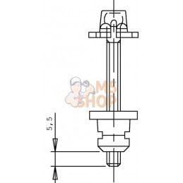 Boulon de fixation court pour phare | COBO Boulon de fixation court pour phare | COBOPR#891706