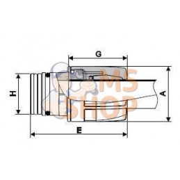 Raccord rapide 3/4 - T4 M | ARAG Raccord rapide 3/4 - T4 M | ARAGPR#1072646