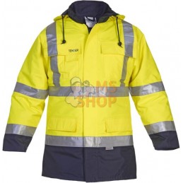 Parka Oui, jaune-bleu, taille 4XL, EU : 64-66 Hydrowear | HYDROWEAR Parka Oui, jaune-bleu, taille 4XL, EU : 64-66 Hydrowear | HY