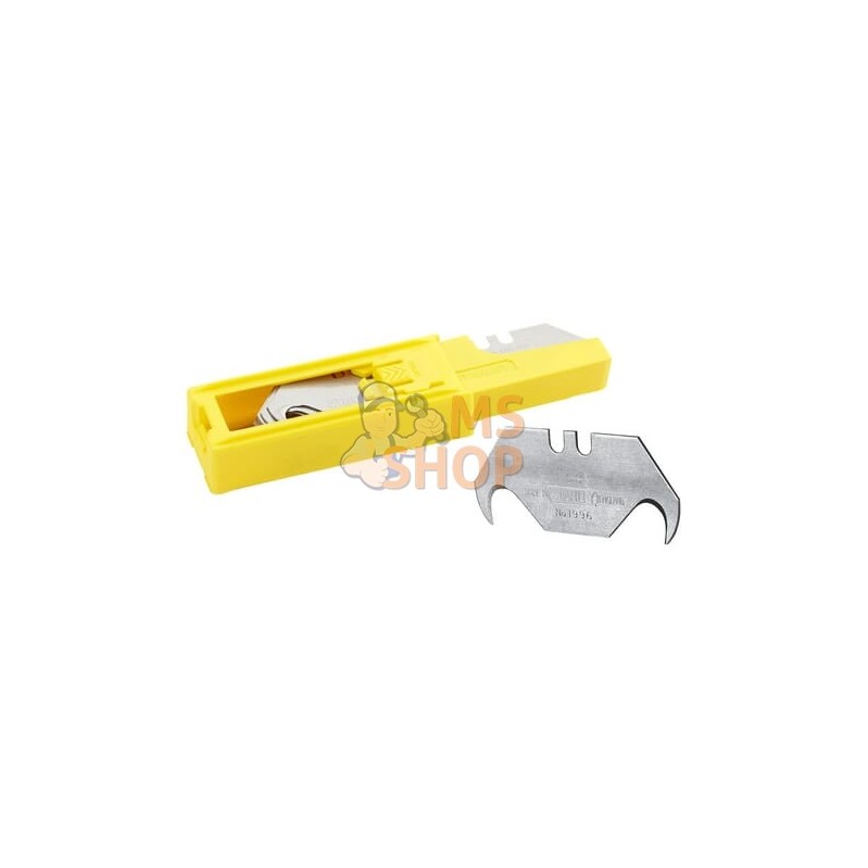 Couteau à rogner de lame crochet, 50 mm 1996 (10 pcs) (Sans trous) STANLEY® | STANLEY Couteau à rogner de lame crochet, 50 mm 19