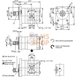 Moteur hydraulique AZMF-11-016LSA20MB Bosch Rexroth | BOSCH REXROTH Moteur hydraulique AZMF-11-016LSA20MB Bosch Rexroth | BOSCH 