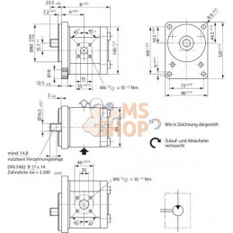 Moteur hydraulique AZMF-22-025RFB20MB Bosch Rexroth | BOSCH REXROTH Moteur hydraulique AZMF-22-025RFB20MB Bosch Rexroth | BOSCH 