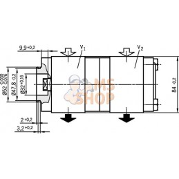 Pompe hydraulique AZPFF-12-016/016LCP2020KB-S0007 Bosch Rexroth | BOSCH REXROTH Pompe hydraulique AZPFF-12-016/016LCP2020KB-S000