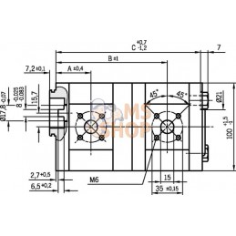 Pompe hydraulique AZPFF-12-016/016LCP2020KB-S0007 Bosch Rexroth | BOSCH REXROTH Pompe hydraulique AZPFF-12-016/016LCP2020KB-S000