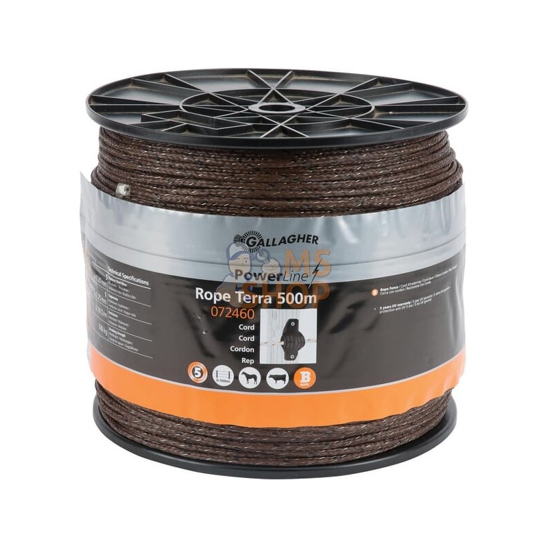 Cord.PowerLine tressé ter.500m | GALLAGHER Cord.PowerLine tressé ter.500m | GALLAGHERPR#854207