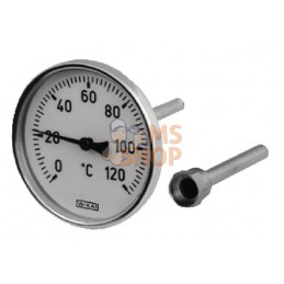Thermomètre D100 0-120°C arriè | UNBRANDED Thermomètre D100 0-120°C arriè | UNBRANDEDPR#772960