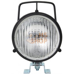 Phare de travail rond, 12V, transparent, à boulonner, Ø 147mm, Hella | UNBRANDED Phare de travail rond, 12V, transparent, à boul