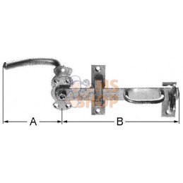 Loquet de porte pour étable | UNBRANDED Loquet de porte pour étable | UNBRANDEDPR#905560