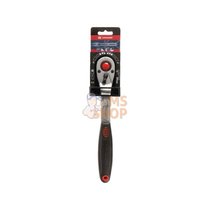 180612000KR; KRAMP; Cliquet 1/2" type 2100 L=250 mm; pièce detachée 180612000KR; KRAMP; Cliquet 1/2" type 2100 L=250 mm; pièce detachée