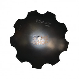 HD451326KR; KRAMP; Disque de herse crénelé 450x3,5 Tr.23-26; pièce detachée