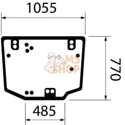 Vitre arrière | CLAAS Vitre arrière | CLAASPR#675574