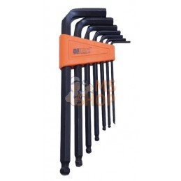 Jeu de clés mâles hexagonales 7 pcs. 2,5-10mm | GOPART Jeu de clés mâles hexagonales 7 pcs. 2,5-10mm | GOPARTPR#513021