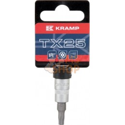 Douille de tournevis 1/4" Torx TX 25 | KRAMP Douille de tournevis 1/4" Torx TX 25 | KRAMPPR#566128