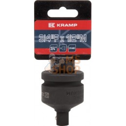 Adaptateur clé à chocs 3/4" x 1/2" | KRAMP Adaptateur clé à chocs 3/4" x 1/2" | KRAMPPR#565098