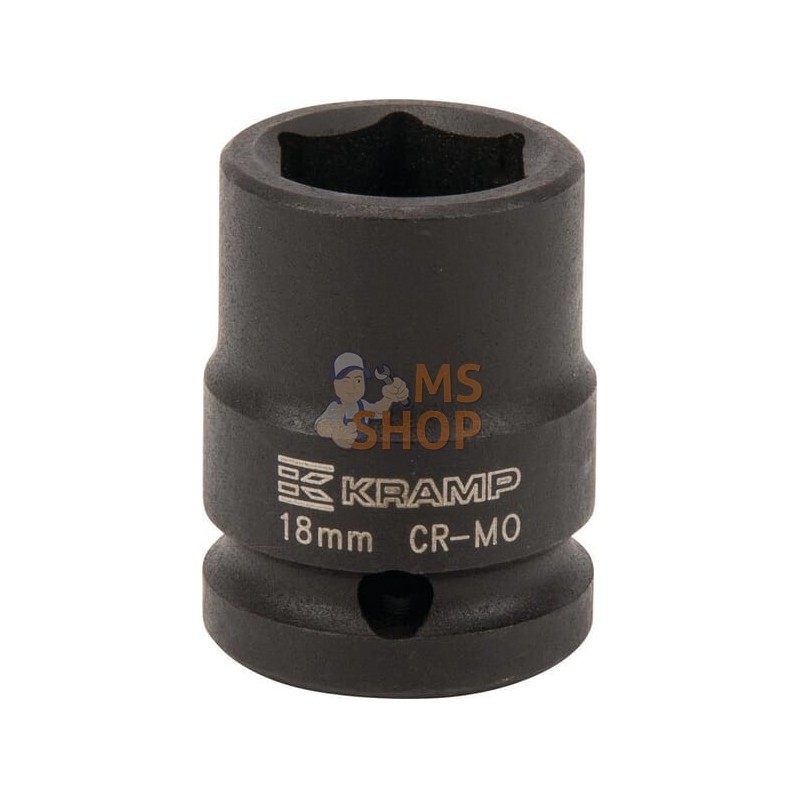 Douille à choc 1/2" 18 mm | KRAMP Douille à choc 1/2" 18 mm | KRAMPPR#565740 Douille à choc 1/2" 18 mm | KRAMP Douille à choc 1/2" 18 mm | KRAMPPR#565740